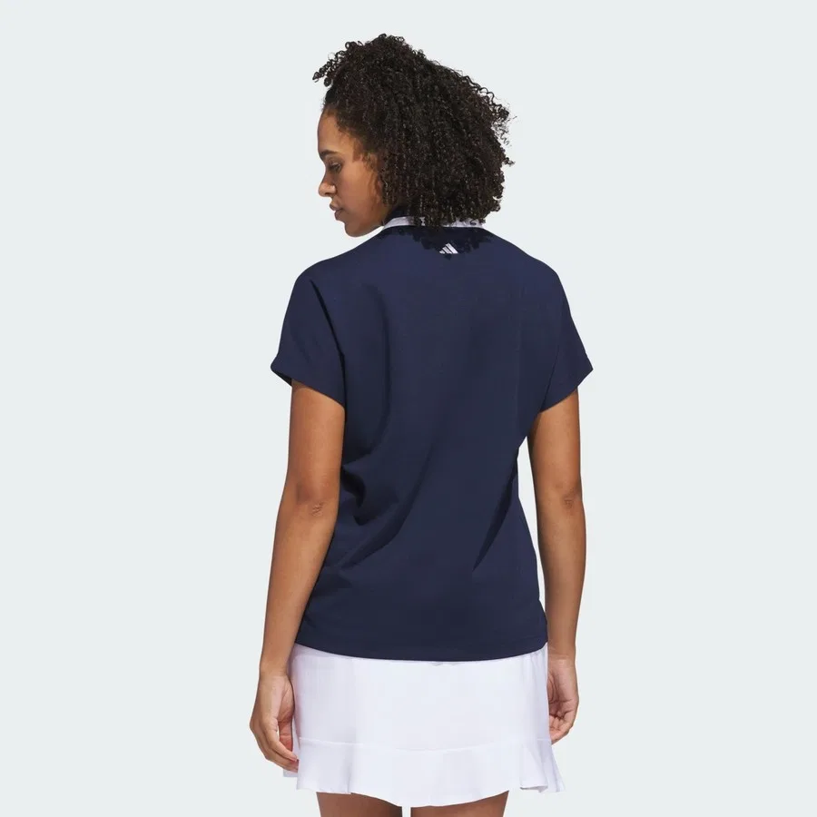 Поло-рубашка с длинным рукавом Performance Go-To Polo Shirt adidas, Синий — фото 2