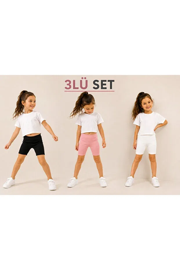 Детские леггинсы для девочек хлопковые Basics Heren, Multicolor