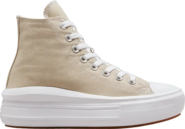 Кроссовки Converse Wmns Chuck Taylor All Star Move Platform High Beach Stone, загар