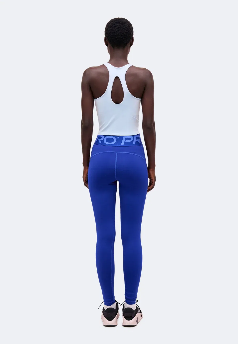 Облегающие леггинсы, подчеркивающие фигуру Nike Performance, Old Royal/White — фото 3