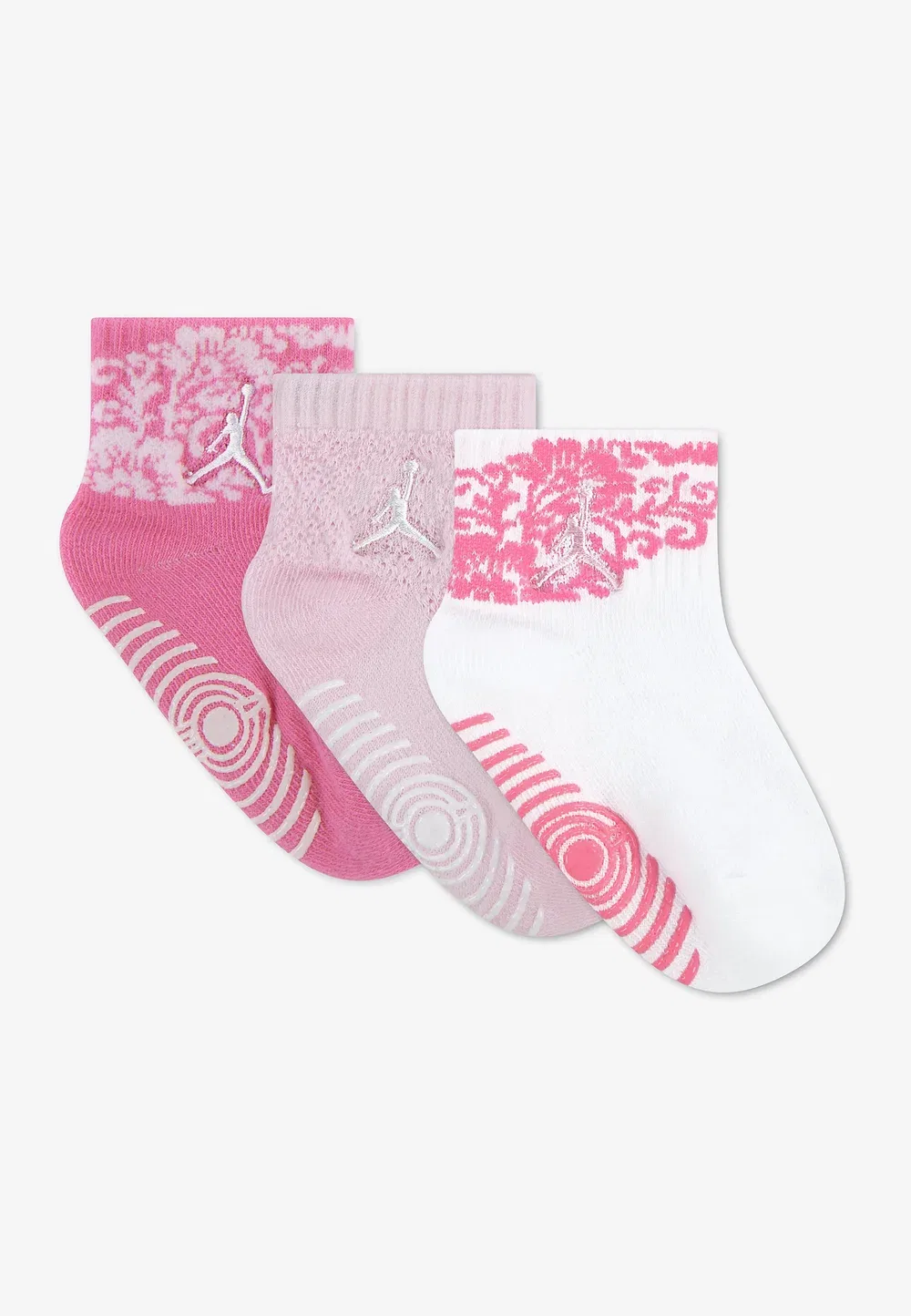 3 упаковки носков Jordan, Gym Pink/White/Pink — фото 2