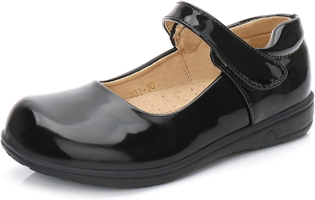 Детские туфли Мэри Джейн для девочек Classic Mary Jane Ballet Flats, White — фото 4