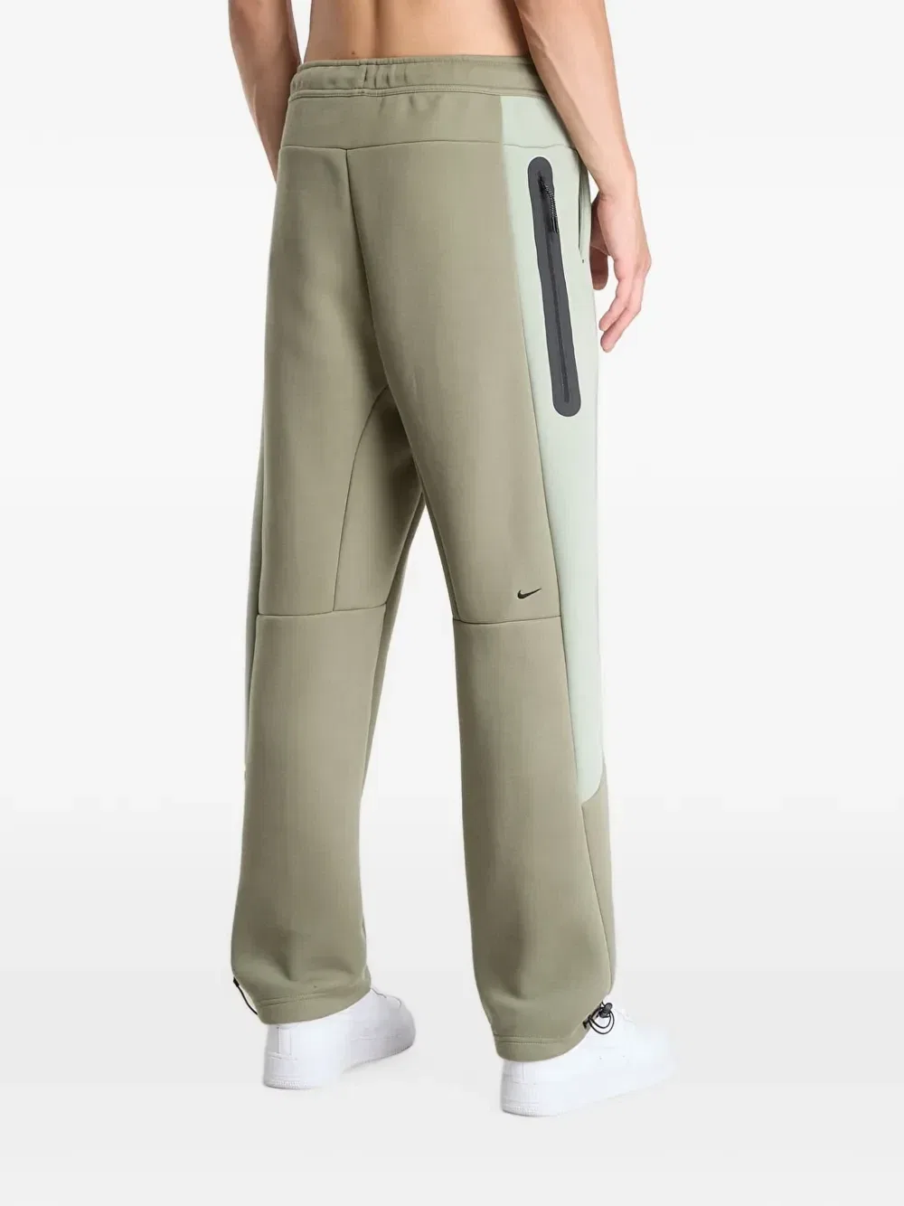 Брюки-карго Tech Fleece с цветными блоками Nike, зеленый — фото 2