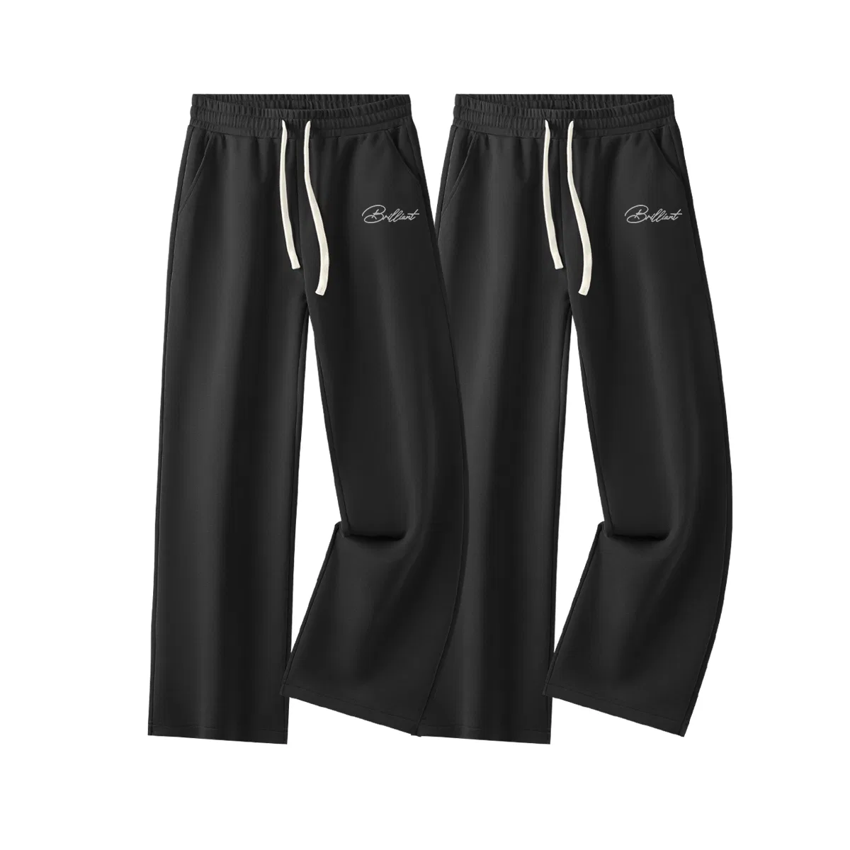 Детские штаны из флиса 2 шт MINISO, Black+Black
