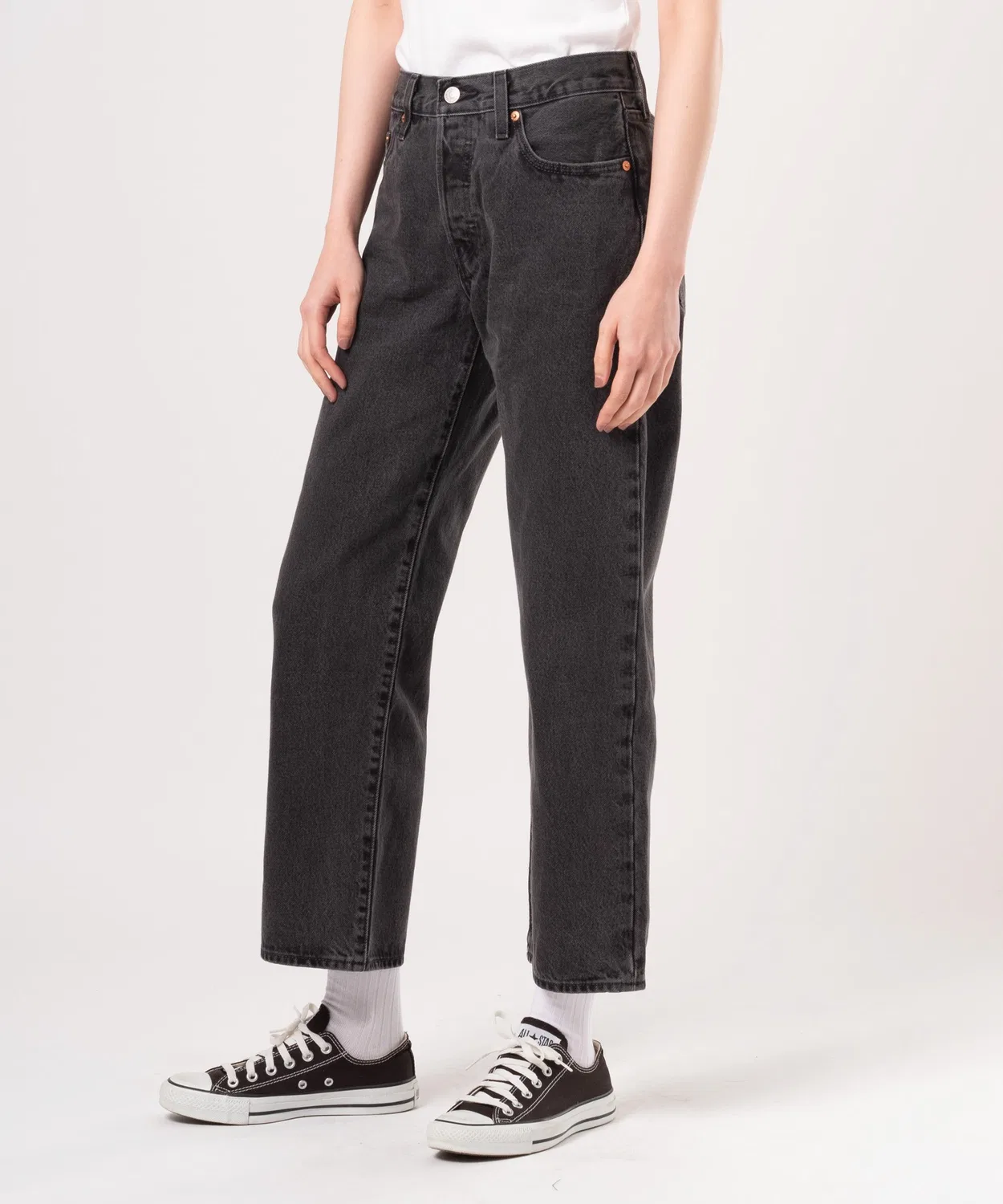 Женские джинсы прямого кроя с длиной до щиколотки Smooth Operator Levi's, Black — фото 2