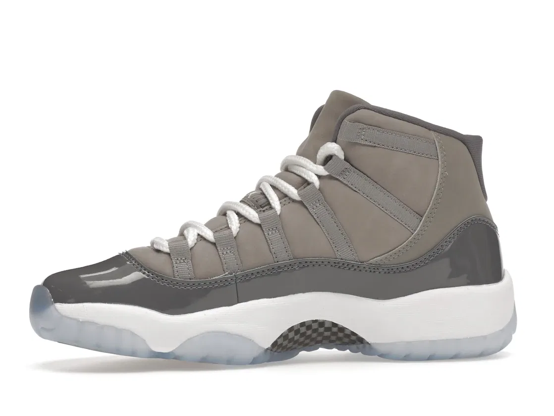 Детские кроссовки Lifestyle с верхом из нубука Jordan 11 Retro Cool Grey (2021) (GS), Medium Grey/Multi-Color/Multi-Color — фото 3