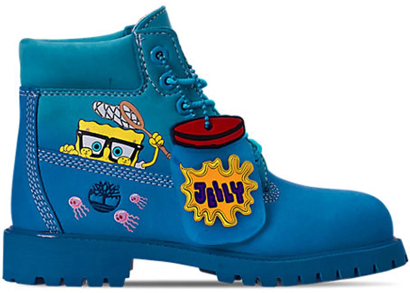 Детские ботинки Timberland 6" Boot Spongebob Blue, Nebula Blue