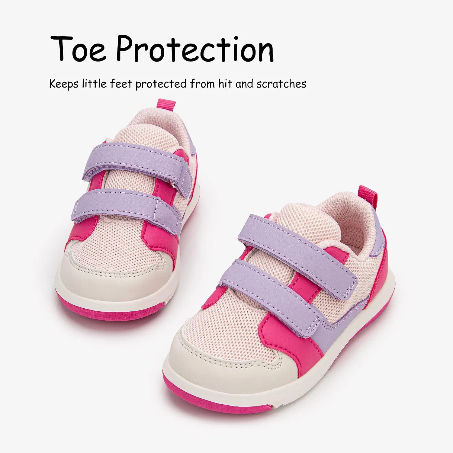 Детские кроссовки без шнурков SKYWHEEL, Toddler Pink Shoes Girls — фото 4