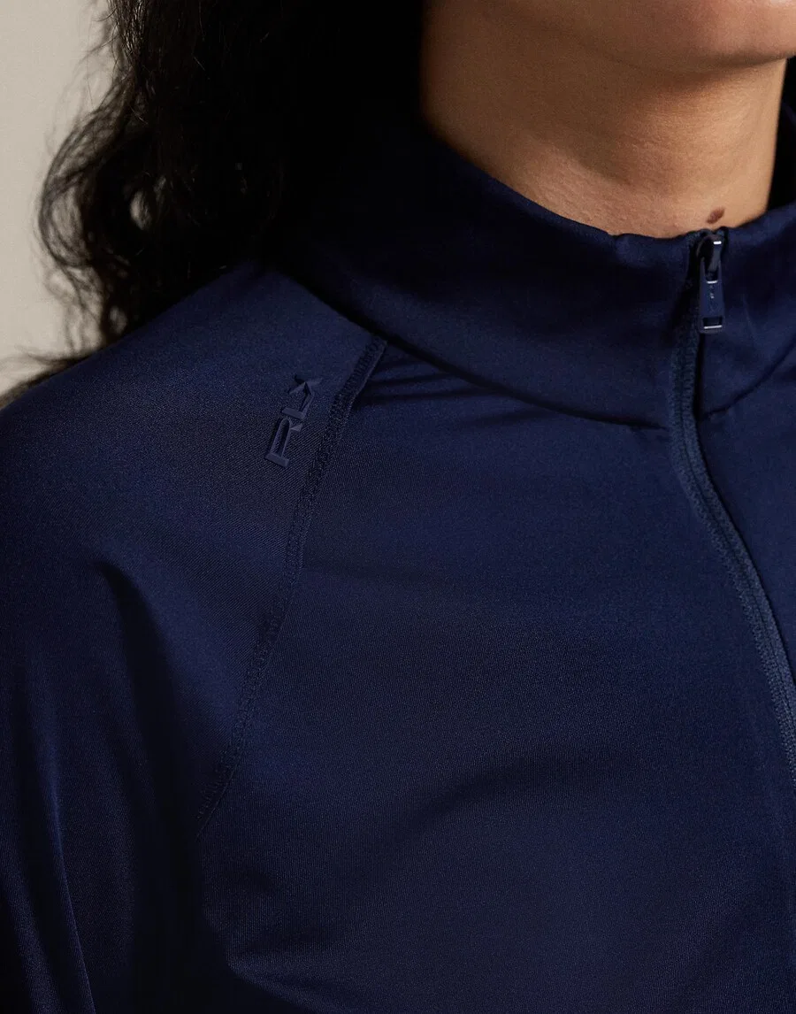 Топ Polo Ralph Lauren темно-синего цвета — фото 3
