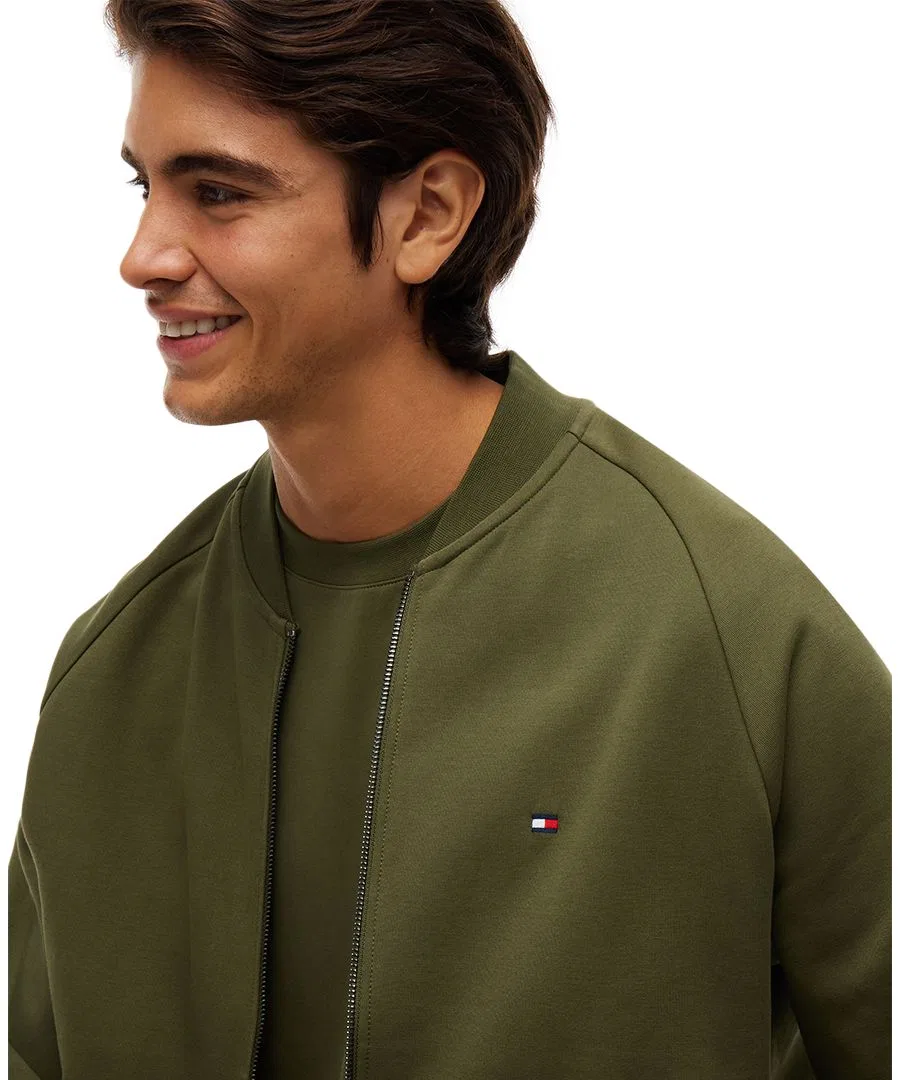 Куртка-бомбер с молнией Essential Intechno Tommy Hilfiger, Huntsman Green — фото 3