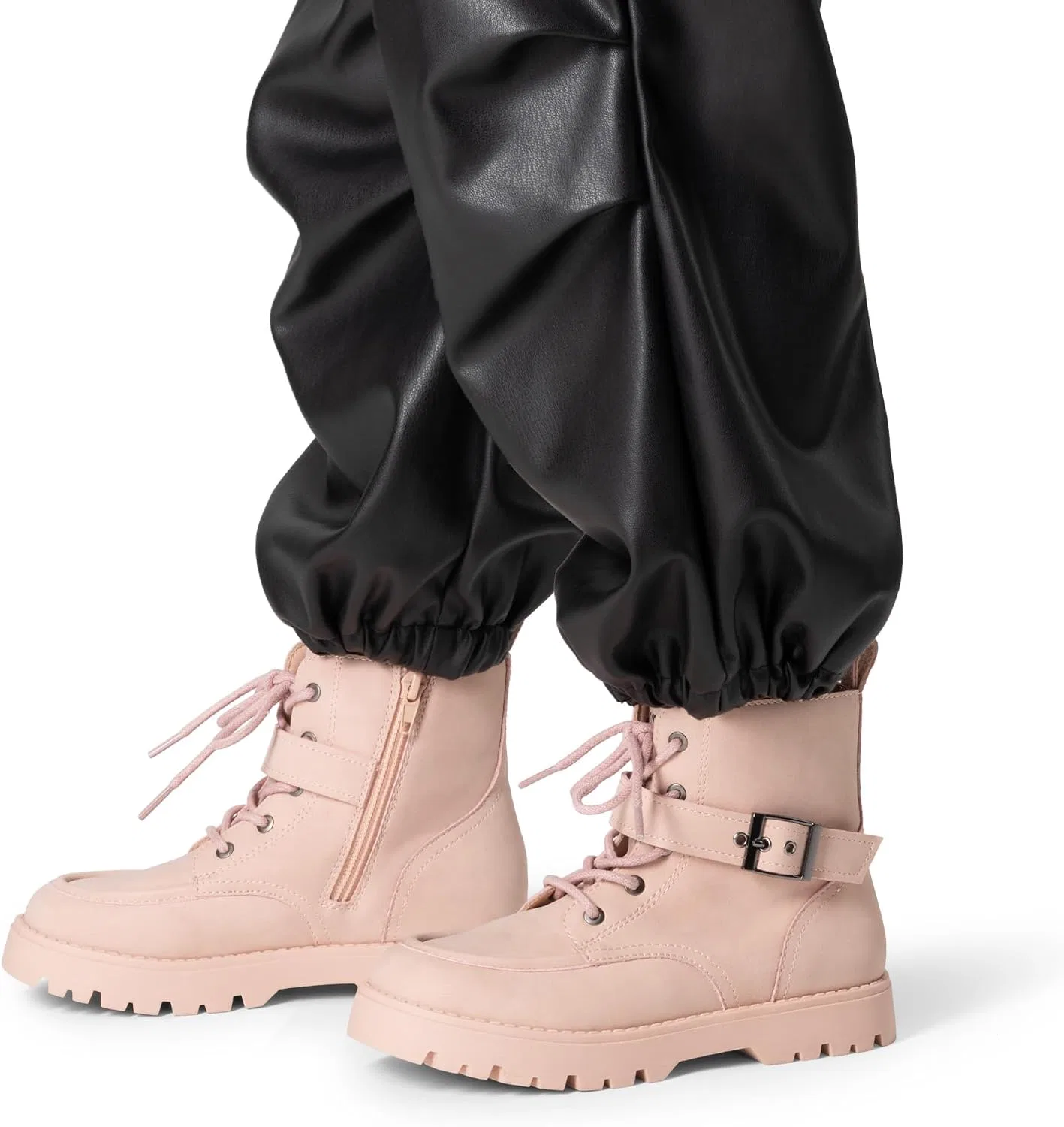 Детские ботинки для девочек с удобной колодкой DREAM PAIRS, Pink — фото 2