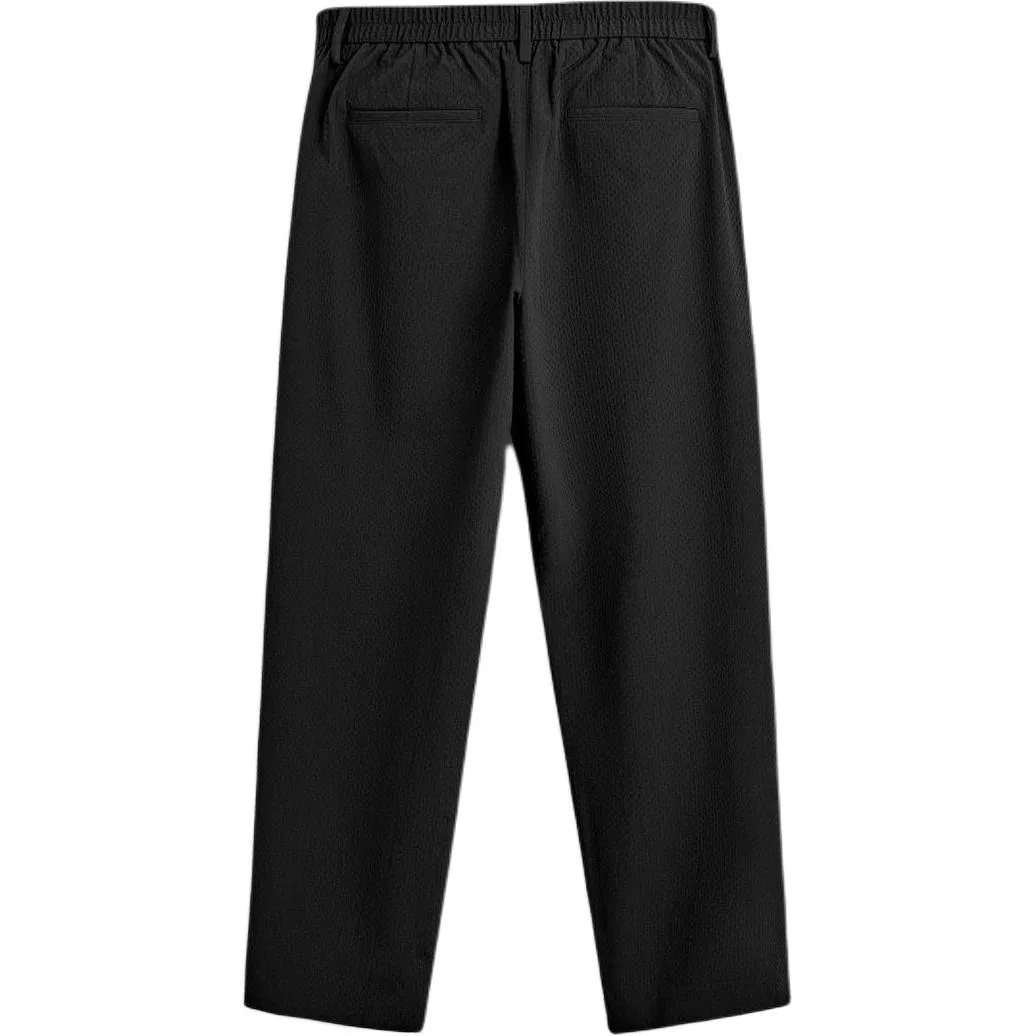 Мужские повседневные брюки прямого кроя Black ZARA, Черный — фото 3