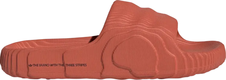 Сандалии Adidas Adilette 22 Slides 'Preloved Red', красный — фото 2