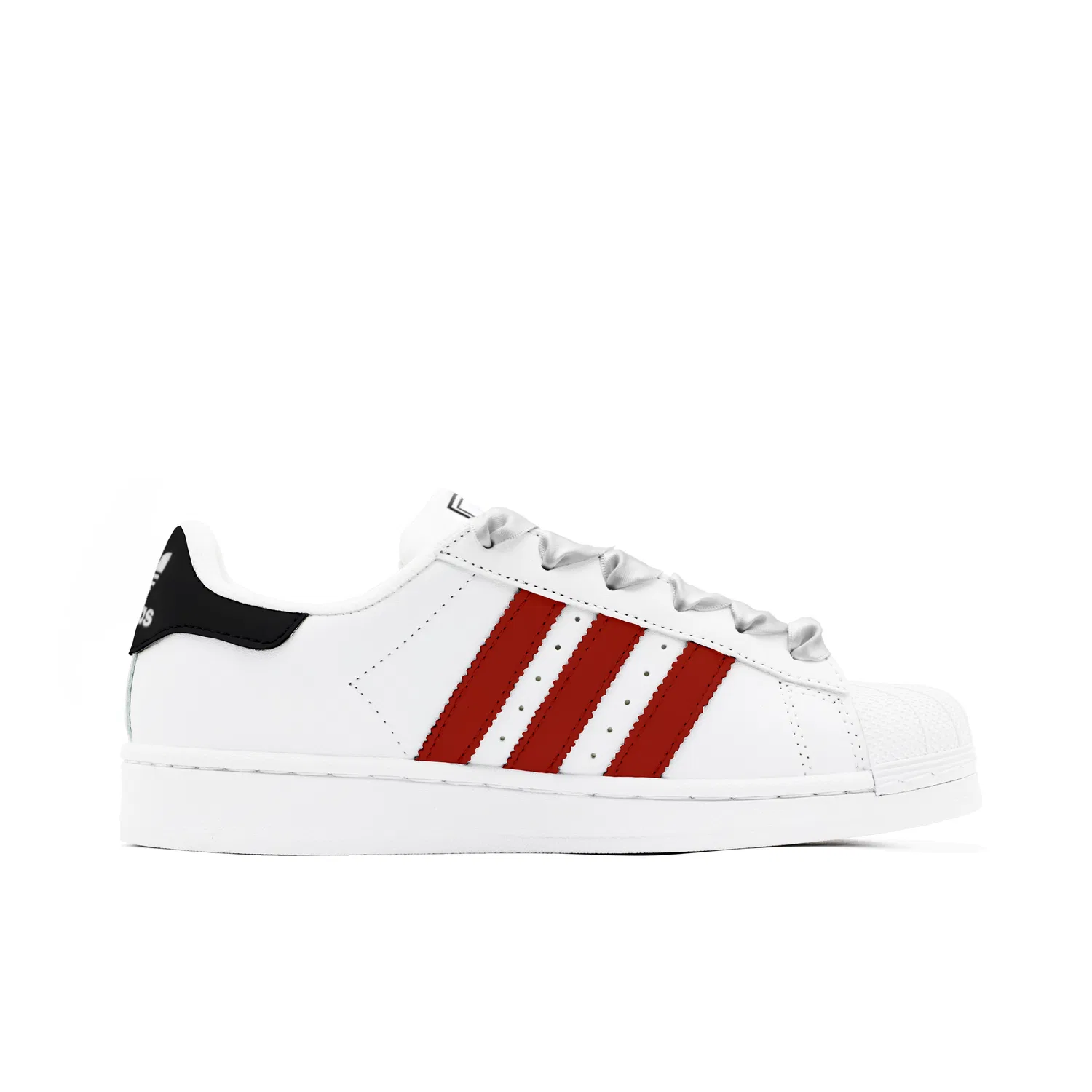 Детские кеды для скейтбординга Superstar 2, Adidas Originals, Red — фото 3