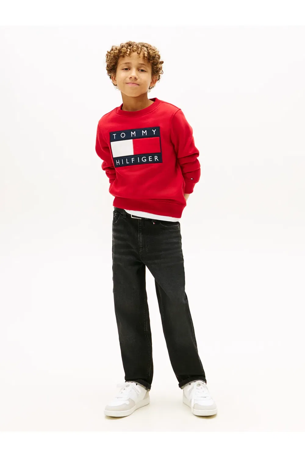 Свитшот Heritage Flag Tommy Hilfiger, Red — фото 4