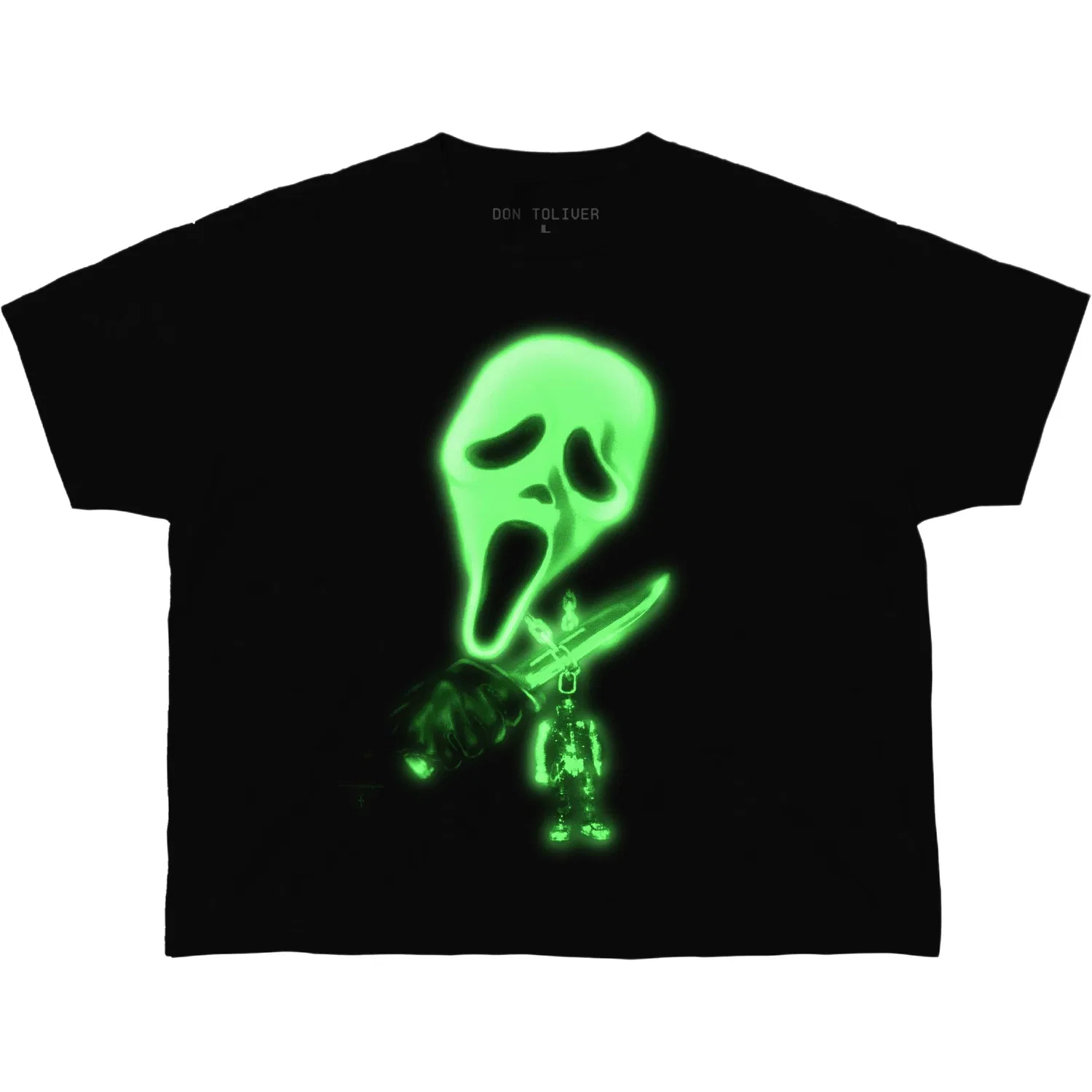 Детская футболка с принтом Travis Scott x Don Toliver X Scream SS26 Cactus Jack Travis Scott, Black — фото 4