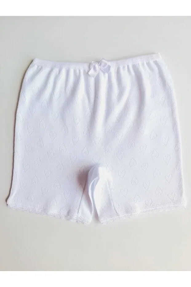 Детские трусы для девочек хлопковые Boxer Shorts Çebikids, White — фото 3