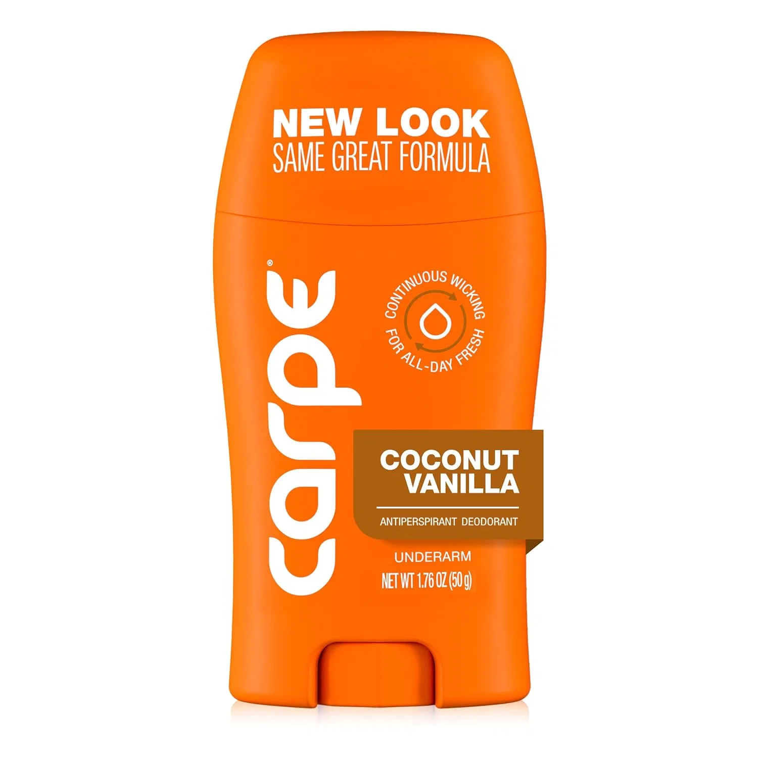 Антиперспирант для подмышек, Coconut Vanilla, Carpe