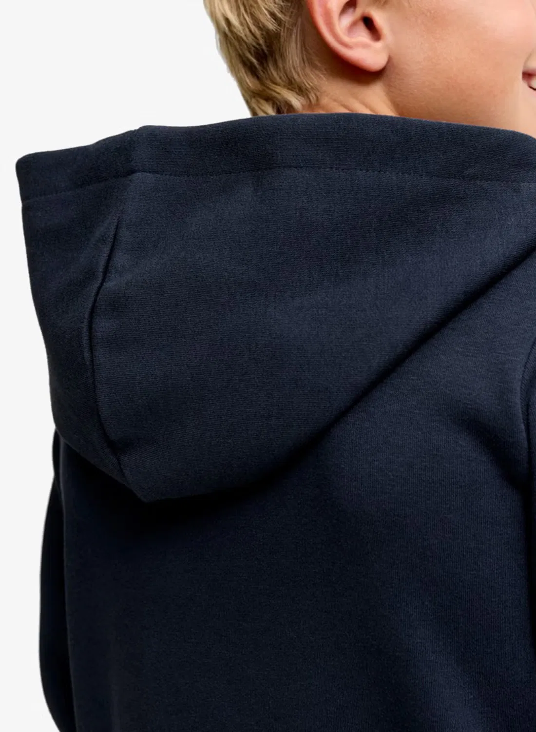 Пуловер детский с круглым выворотом Jack & Jones Junior, темно-синий — фото 4