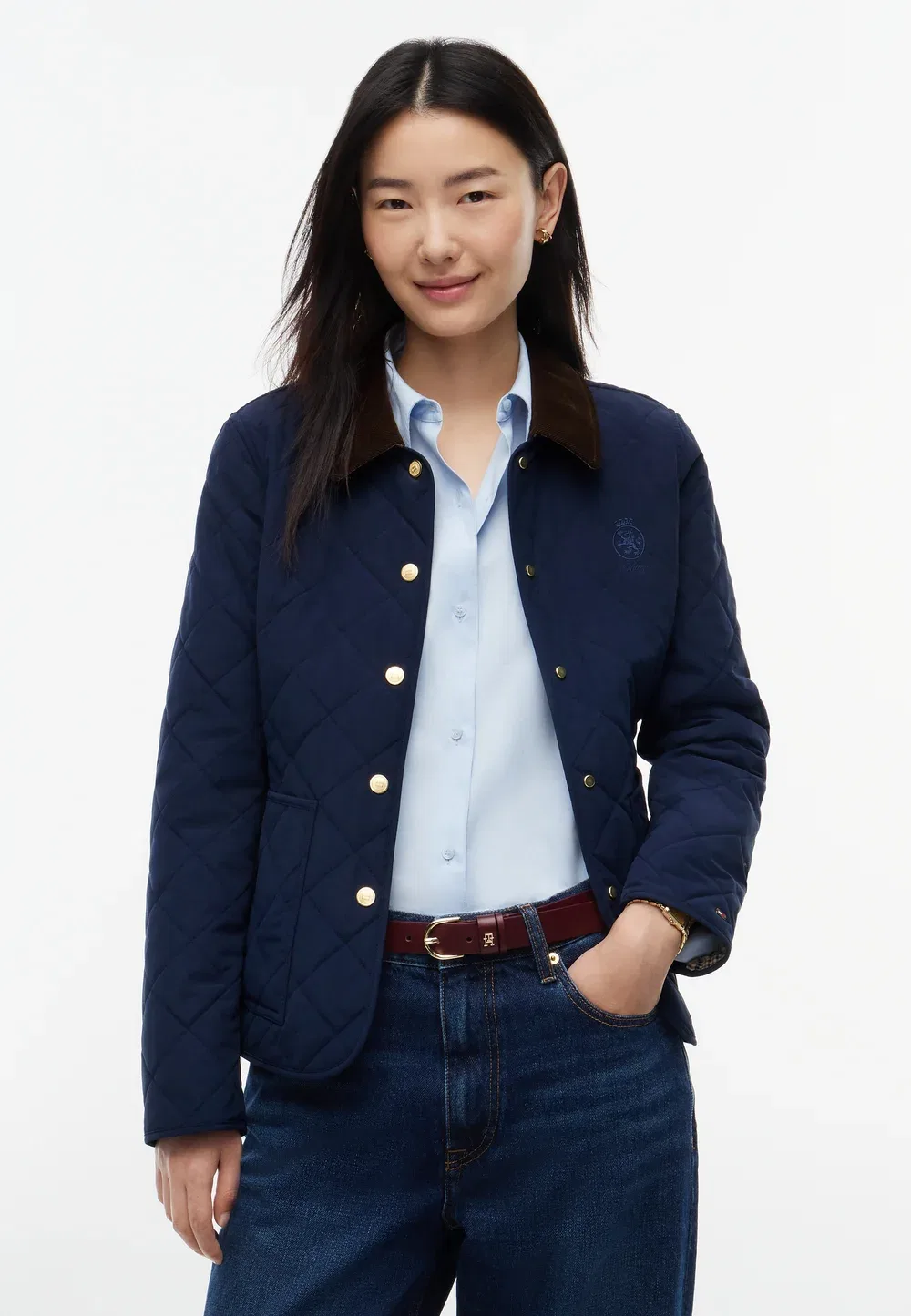 Облегающая легкая куртка Tommy Hilfiger, Dark Blue