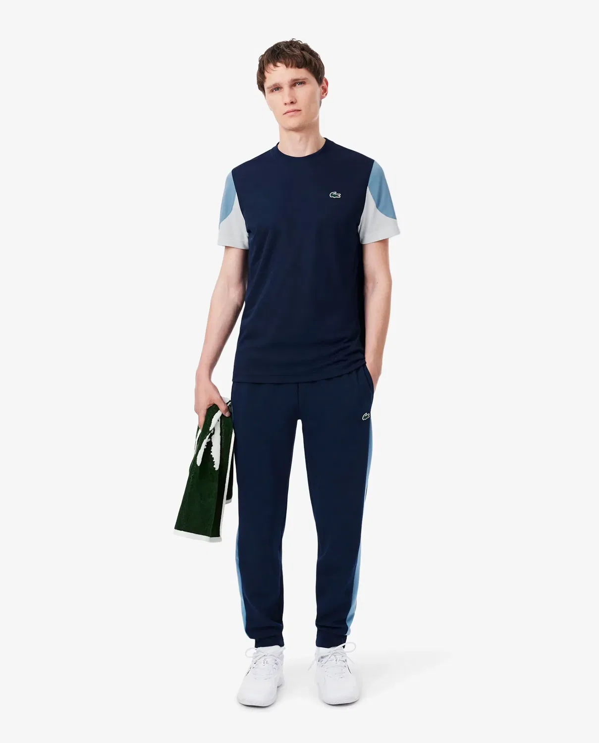 Спортивные штаны Lacoste мужские, двойная ткань, Azul Oscuro