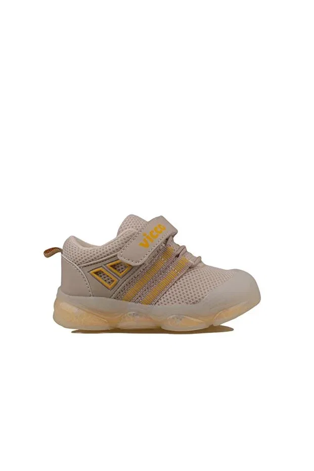 Детские кроссовки для мальчиков со световыми эффектами Vicco, Beige