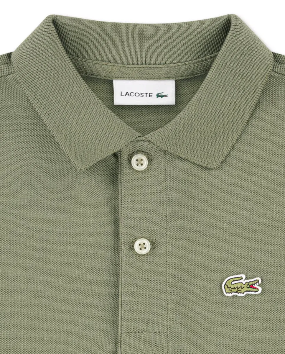 Рубашки-поло, Polo Petit Piqué No Orgánico, Lacoste, зеленый — фото 3