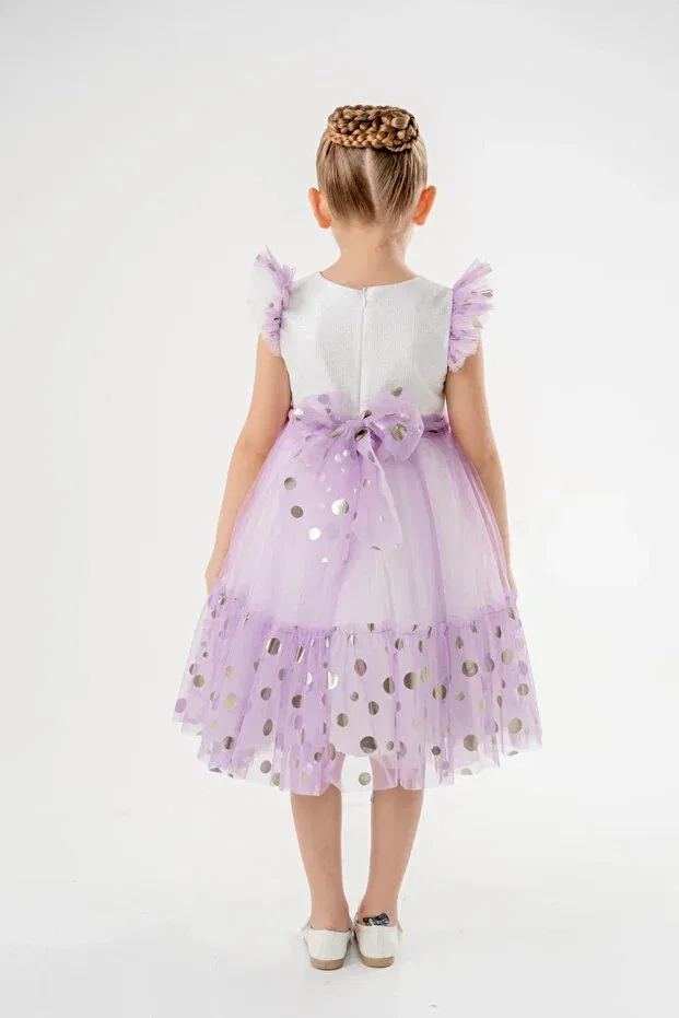 Детское платье для девочек без рукавов Eray Kids, Lilac — фото 4