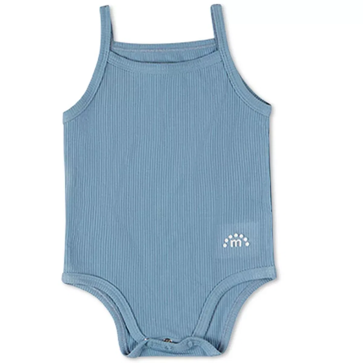 Детское боди без рукавов комплект 3 шт MiniMoi NEWBORN, Blue Multi — фото 3
