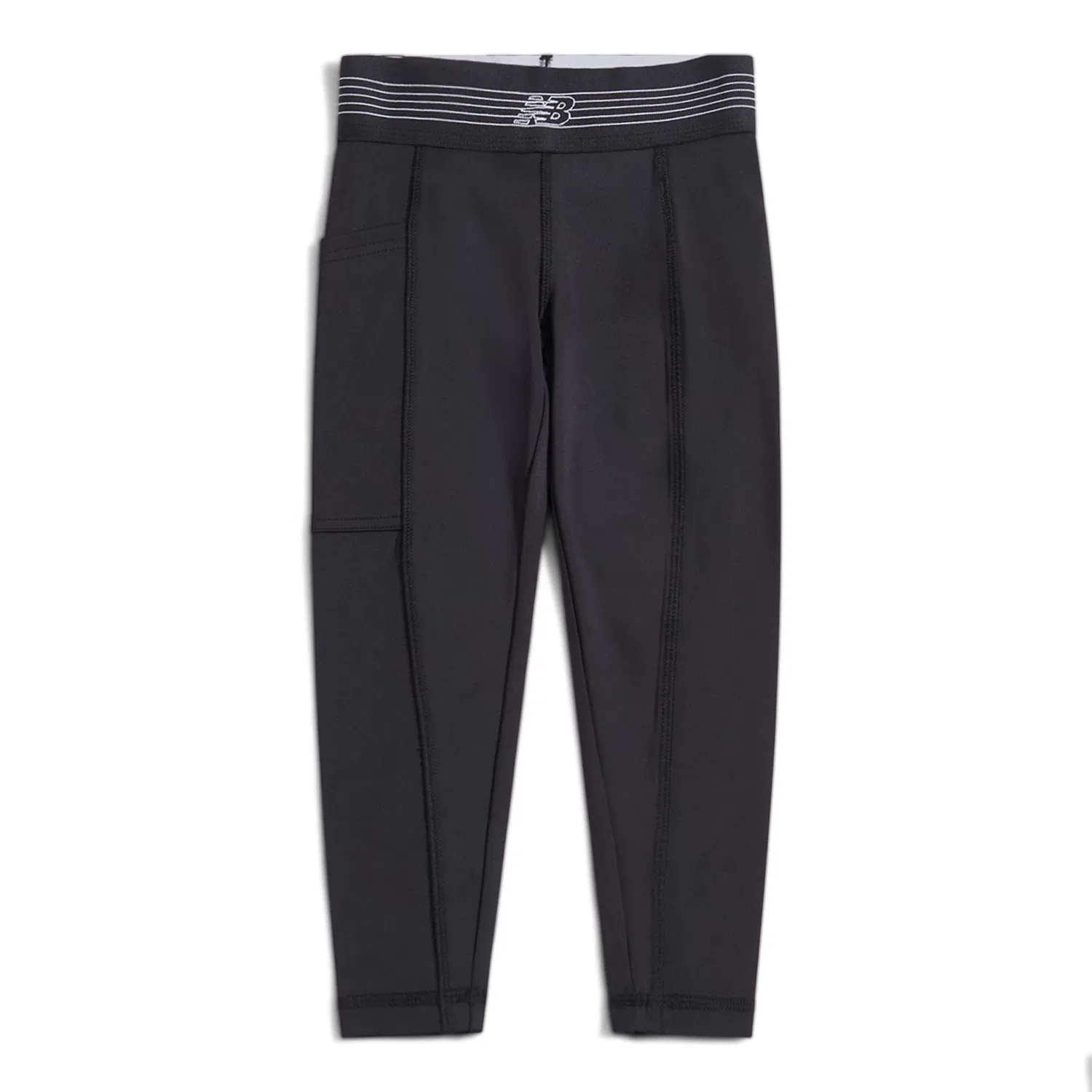 Детские леггинсы для спорта с боковым карманом Harmony Performance New Balance, Black