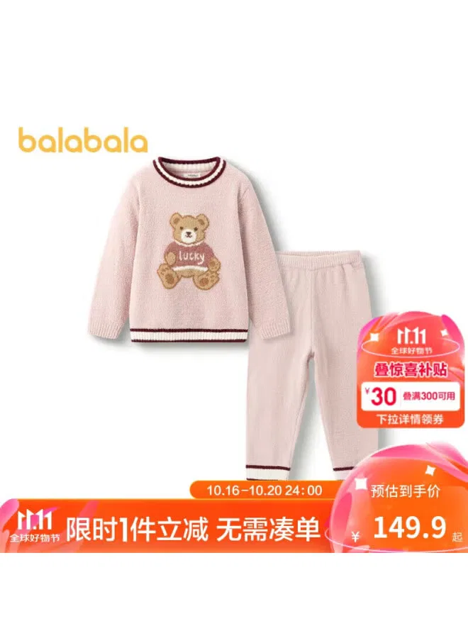 Комплект пижам детский зимний из полушерсти Balabala