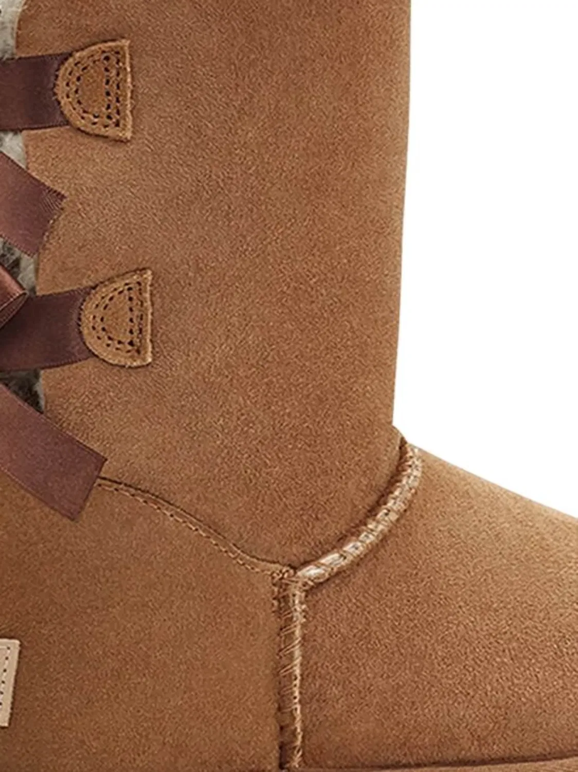Ботинки UGG Bailey Bow 2, каштановый — фото 2