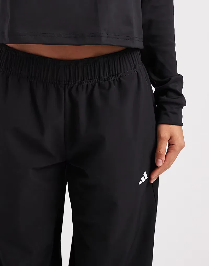 Спортивные брюки Adidas Sportswear Workout Essentials из тканого материала, черный — фото 4