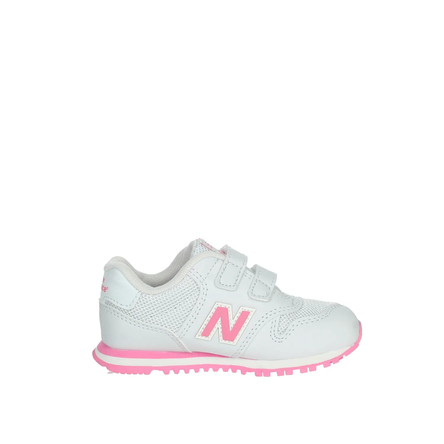 Детские кроссовки для мальчиков с контрастным логотипом New Balance, Quartz Grey — фото 4