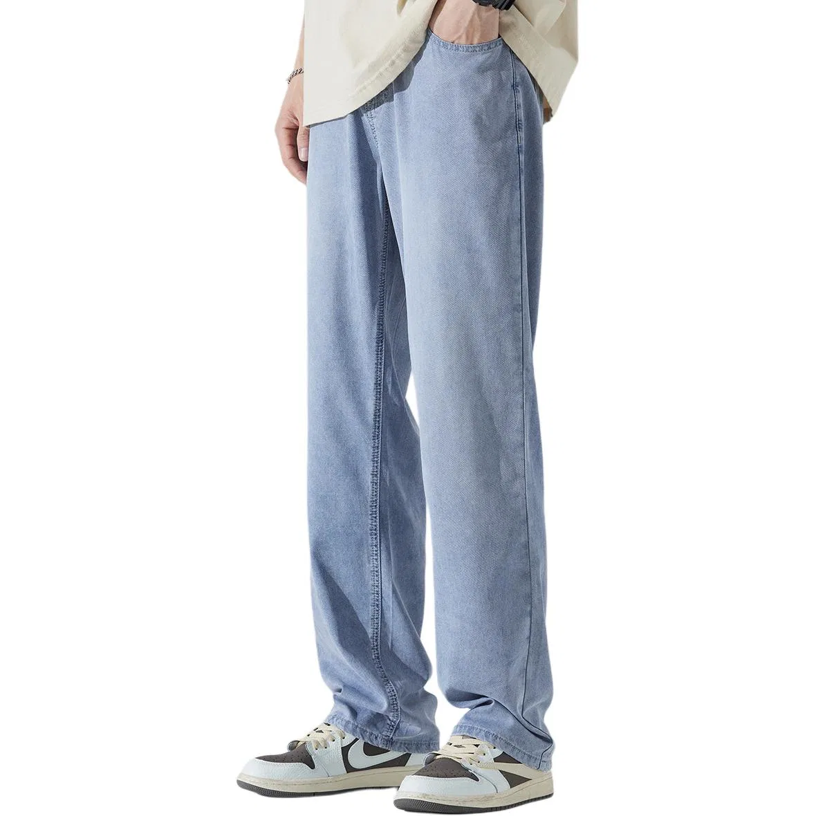 Детские джинсы свободного кроя Tonlion, Light Blue