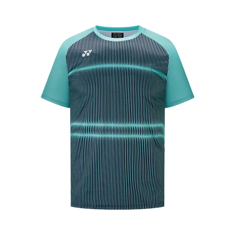 Детская футболка для бадминтона с круглым вырезом Dark Navy Blue YONEX