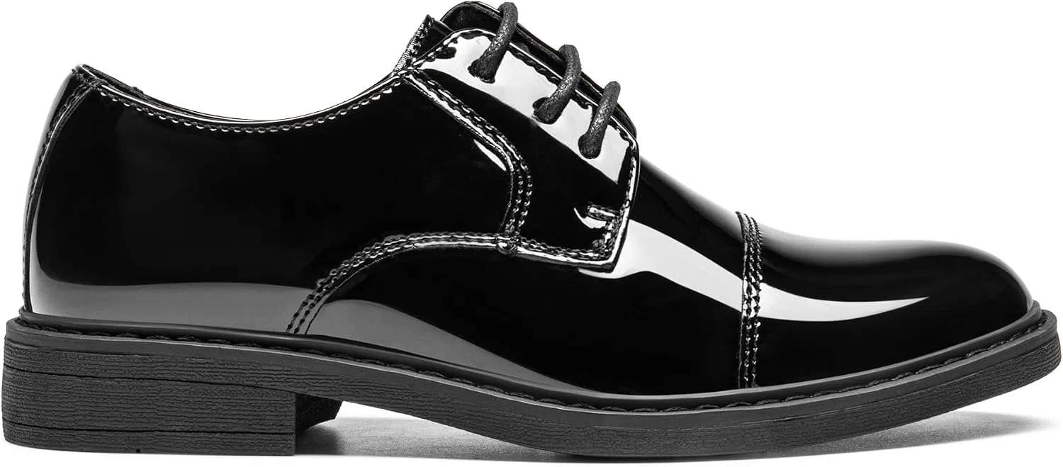 Детские туфли оксфорды для мальчиков Bruno Marc, Black-Pat — фото 3