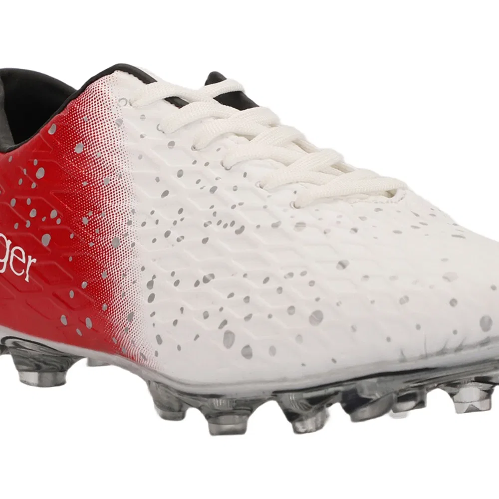 Детские футбольные бутсы для мальчиков для зала White Red HANIA KRP IN Slazenger — фото 4