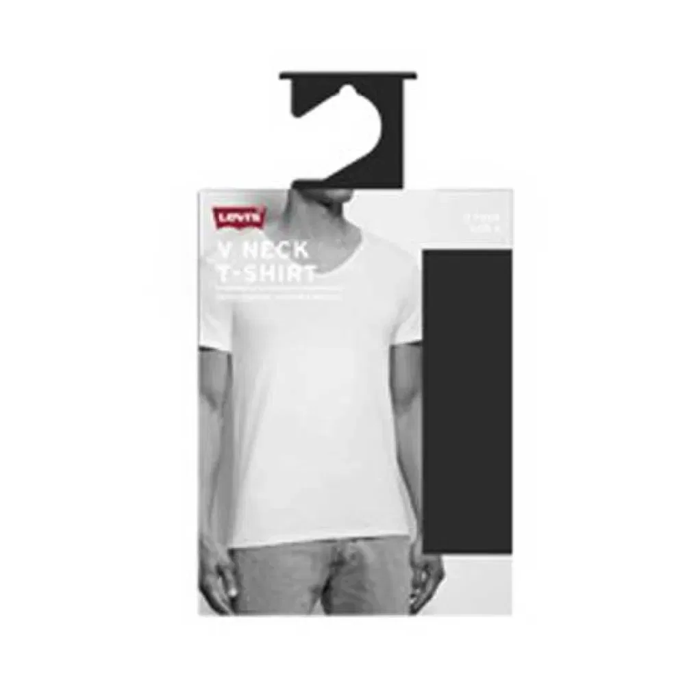 Мужской комплект футболок с V-образным вырезом Levi's, Black — фото 3
