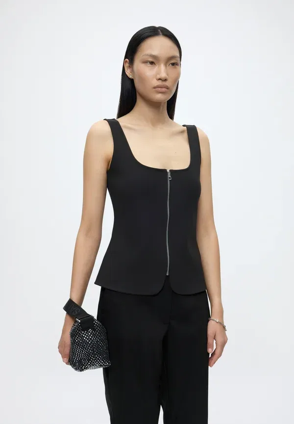 Блузка Calvin Klein, черный — фото 4