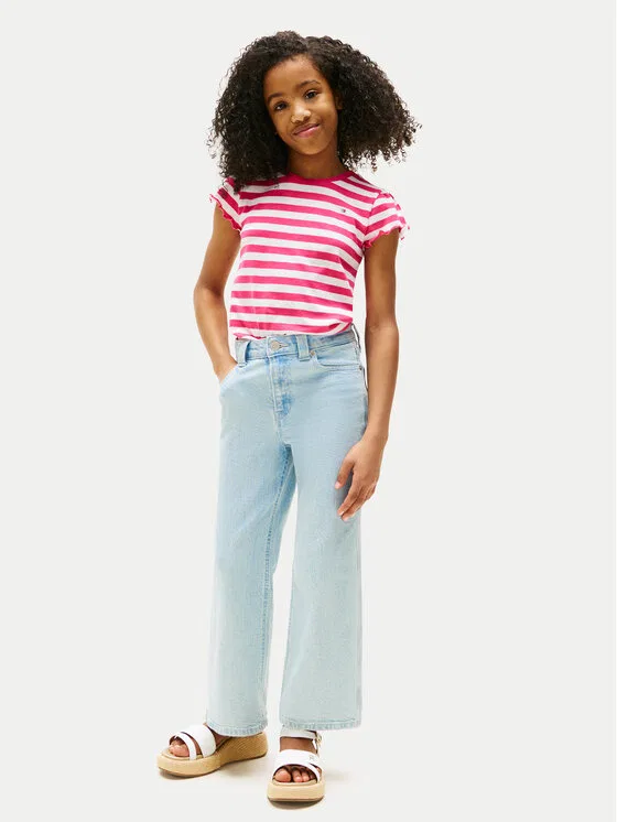 Футболка regular fit Essential Tommy Hilfiger, розовый — фото 2