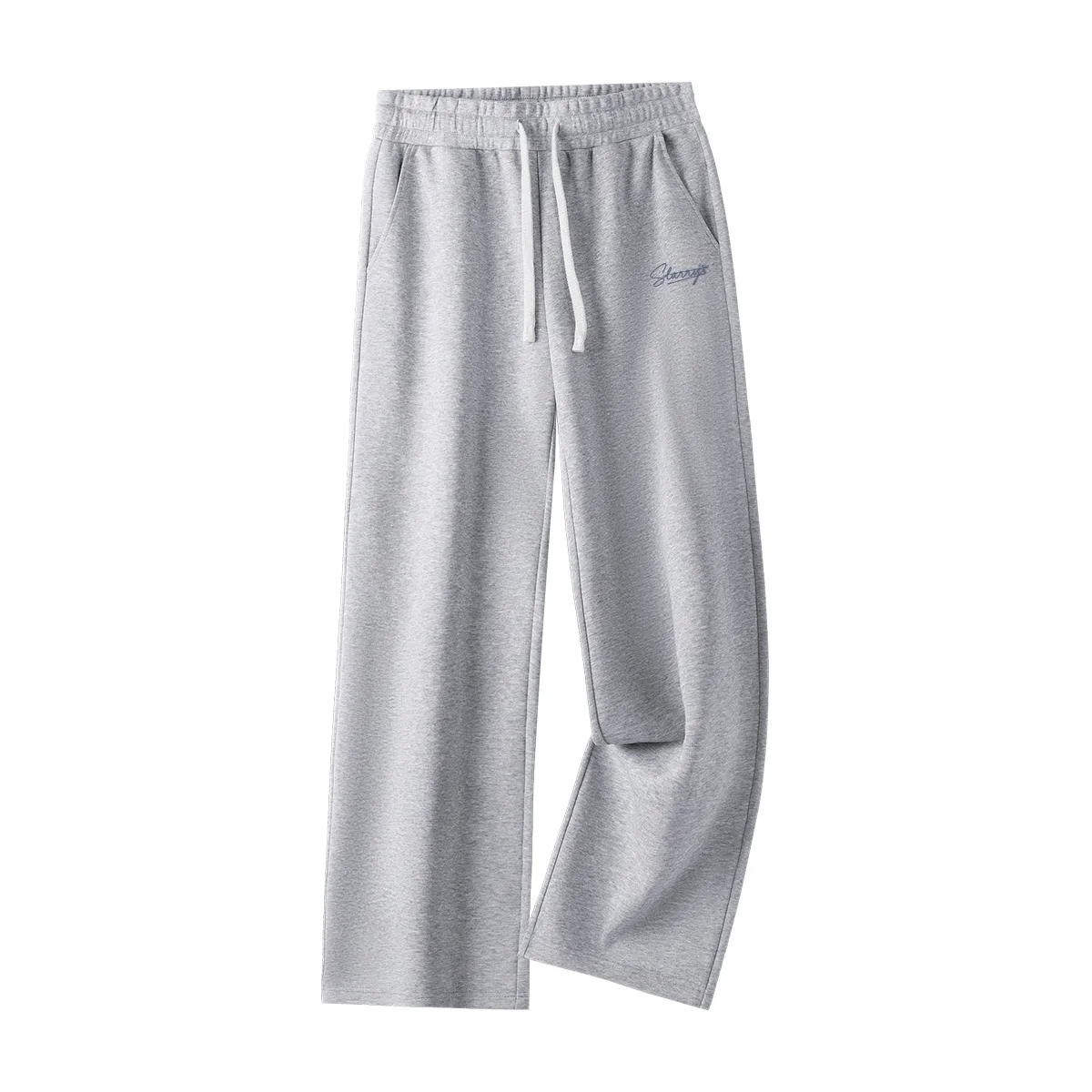 Детские брюки повседневные прямого кроя MINISO, Heather Gray