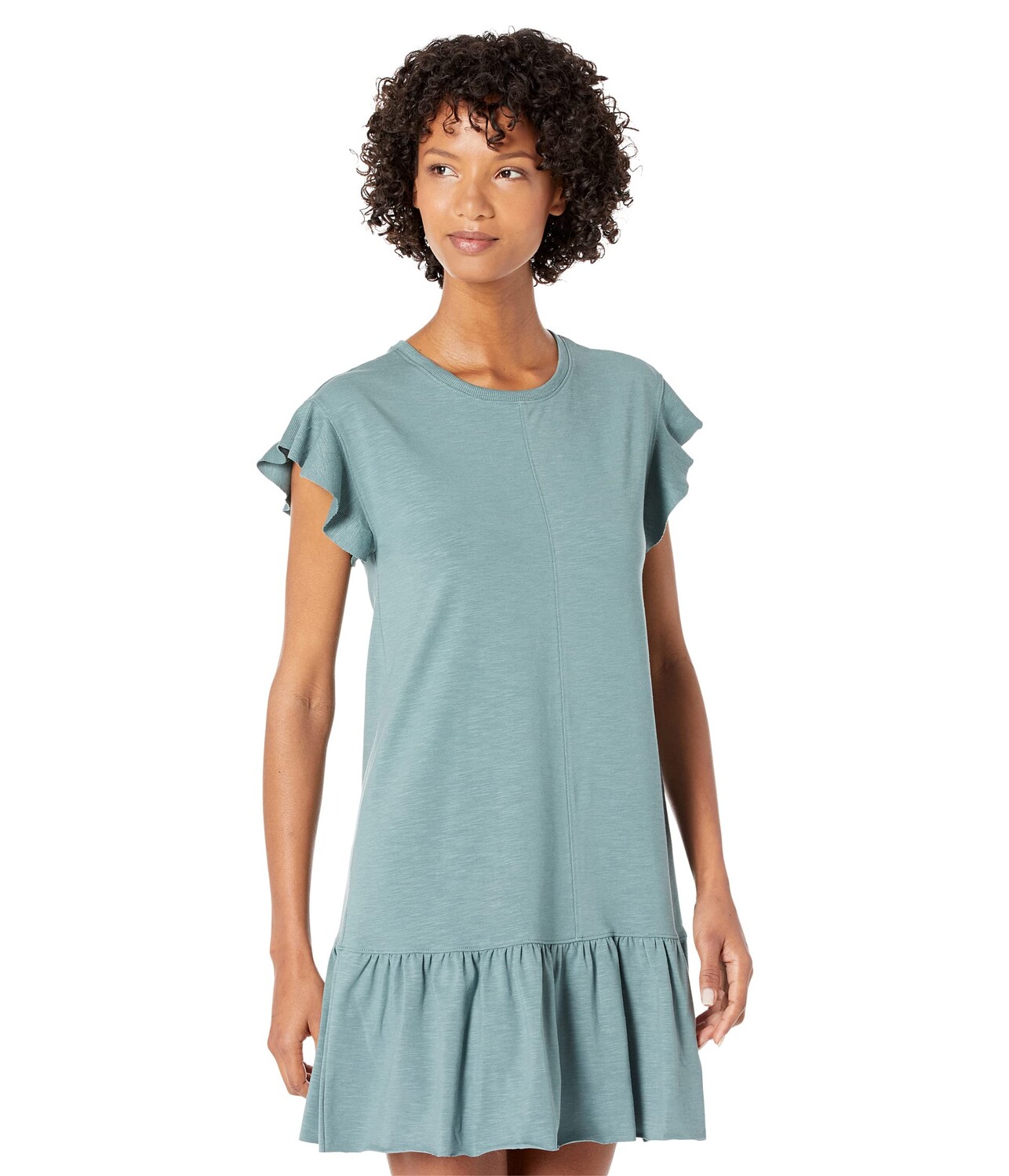 

Платье Lilla P, Flame Modal Ruffle Sleeve Peplum Dress