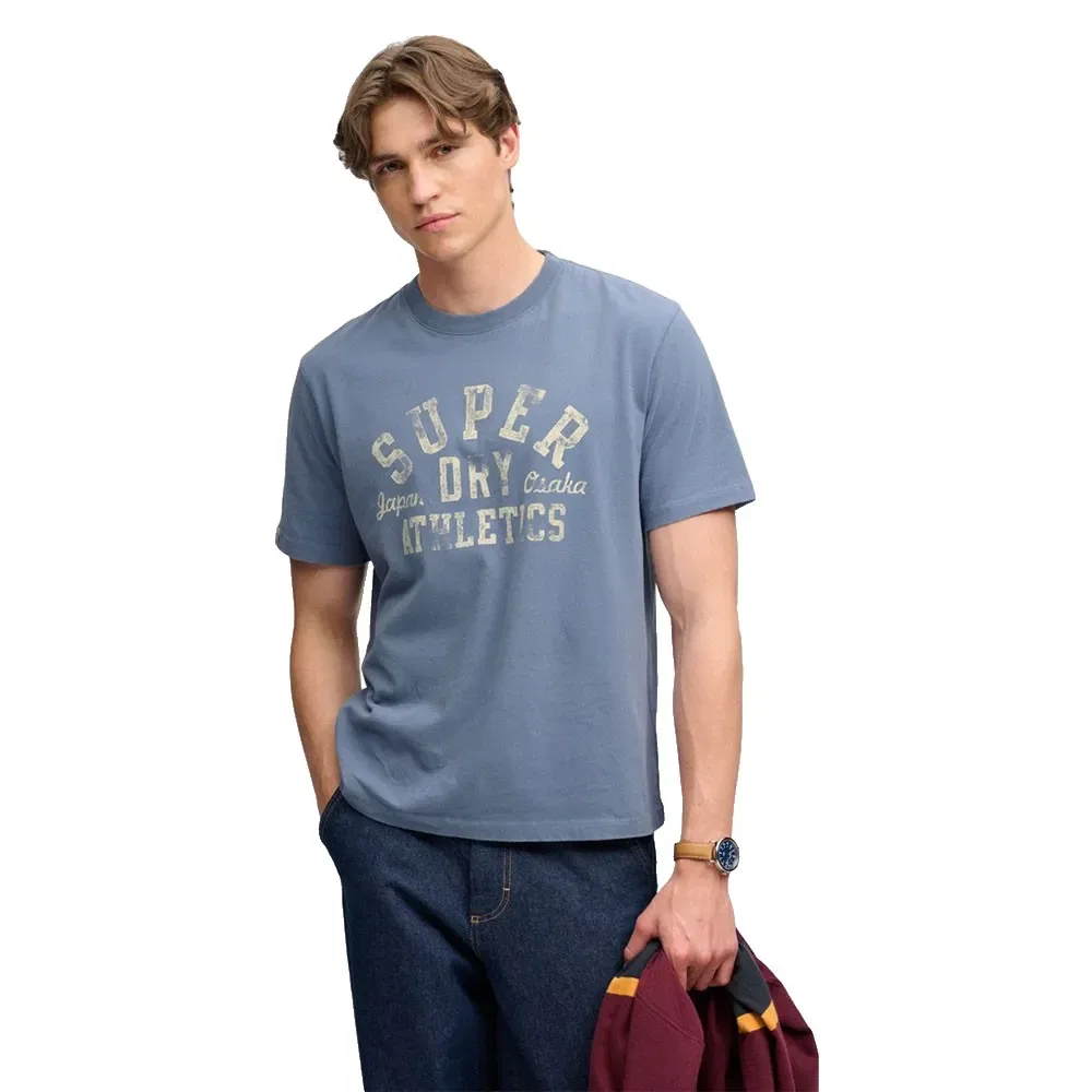 Мужская футболка с коротким рукавом Athletic Essential Superdry, Blue