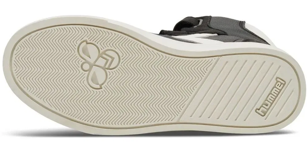 Кроссовки высокие кожаные Slimeer Stadil Leather High Jr Hummel, черный — фото 2