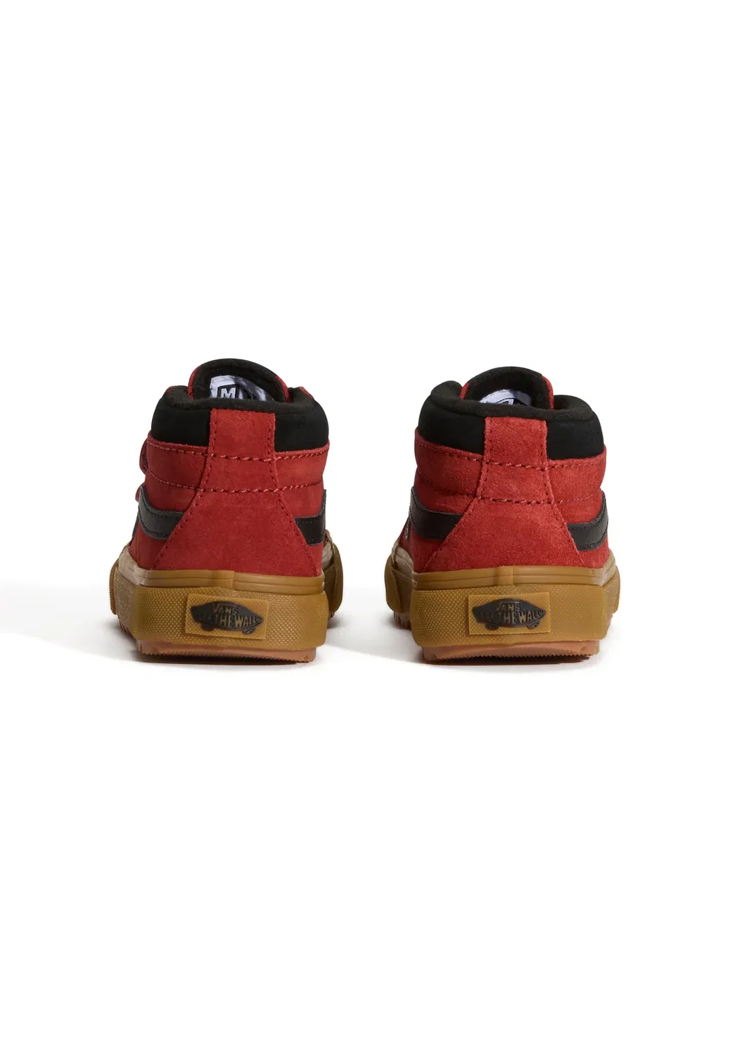 Утепленные ботинки Sk8-Mid reissue на липучках. Унисекс - зимние ботинки Vans, Dark Red — фото 4