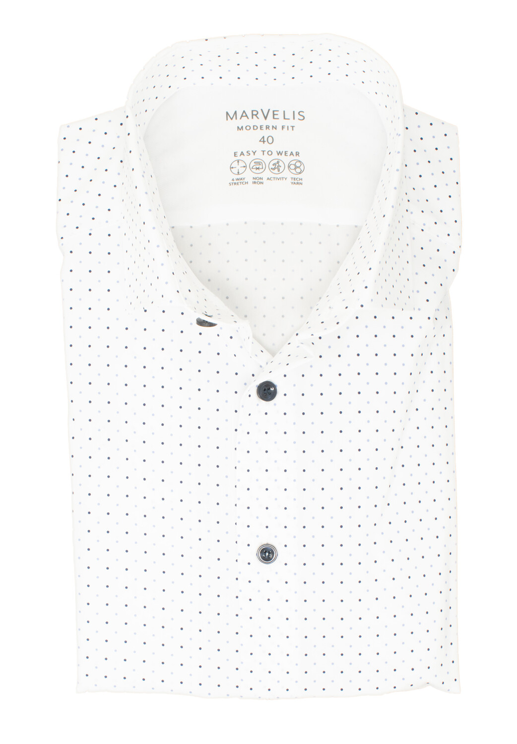 

Рубашка MARVELIS Modern Fit Easy To Wear, белый