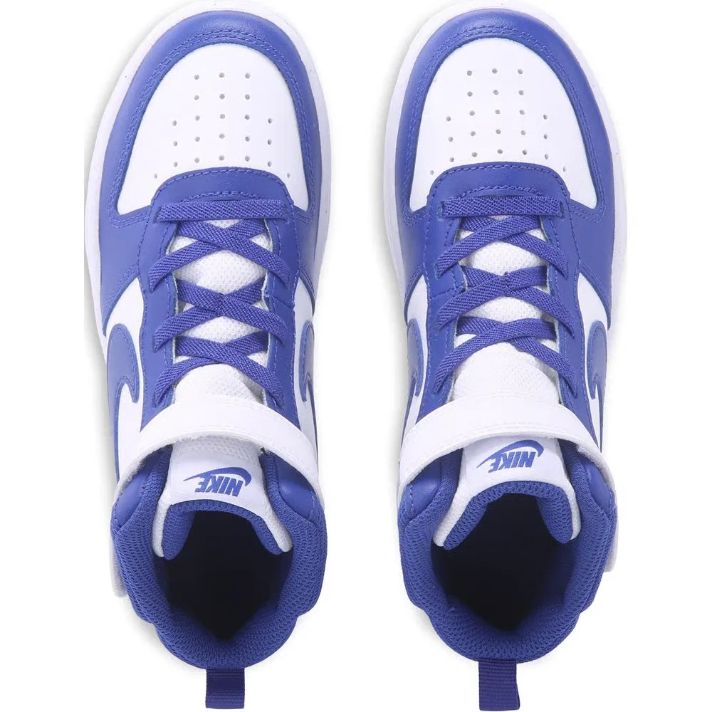 Детские высокие кроссовки Court Borough Mid 2 Nike, Blue/White — фото 4
