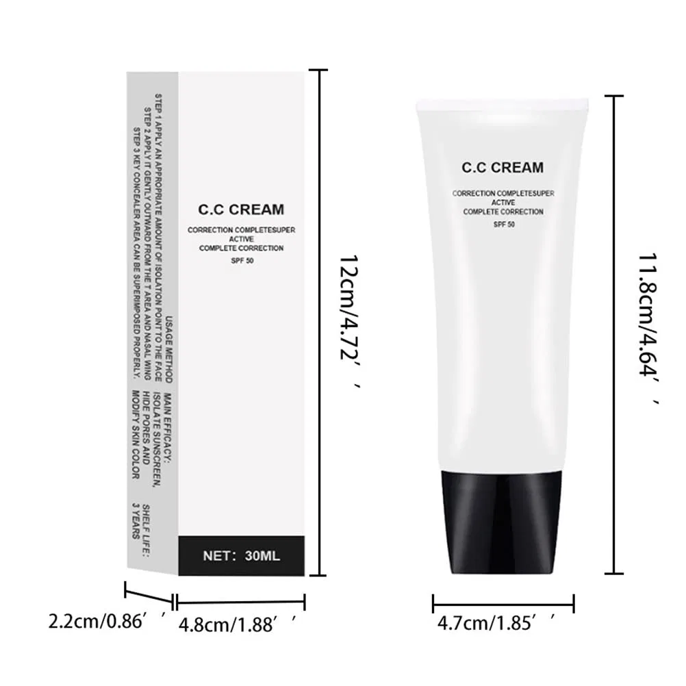 CC крем SPF 43, Srliya, 1 шт, Ivory — фото 2