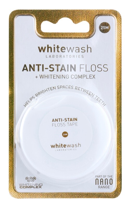 

Зубная нить с отбеливающим эффектом Whitewash Nano Anti-Stain